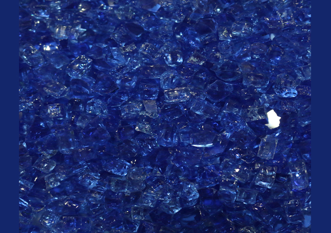 Aquascape Cobalt Blue Fire Glass - 1/4 inch